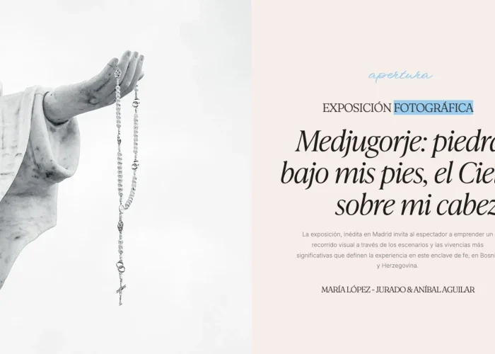 Una exposición fotográfica inédita sobre Medjugorje llega a Madrid este abril