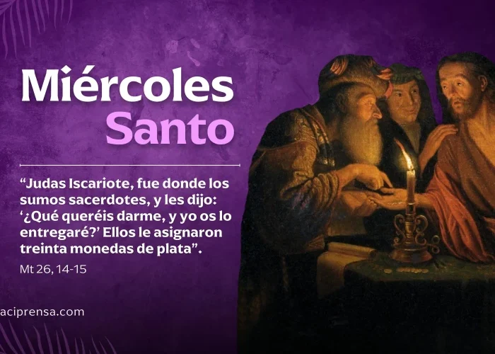 Semana Santa 2026: Hoy es Miércoles Santo, conocido como el ‘Día de la Traición’