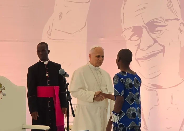 León XIV comparte en Guinea Ecuatorial lo que siente cada vez que visita un hospital