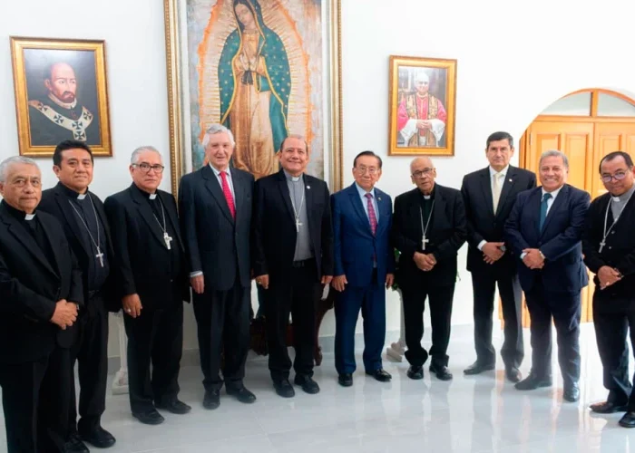 Obispos del Perú dialogan con el presidente Balcázar sobre el viaje del Papa León XIV al país Obispos del Perú dialogan con el presidente Balcázar sobre el viaje del Papa León XIV al país