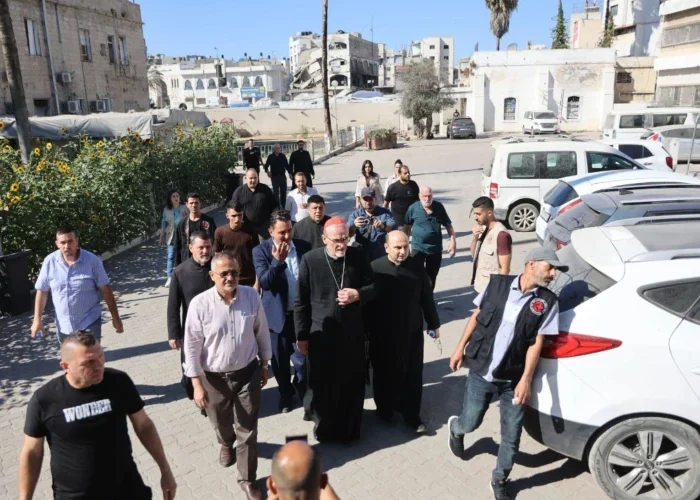 El Cardenal Pizzaballa visita la Franja de Gaza por tercera vez en los últimos meses El Cardenal Pizzaballa visita la Franja de Gaza por tercera vez en los últimos meses