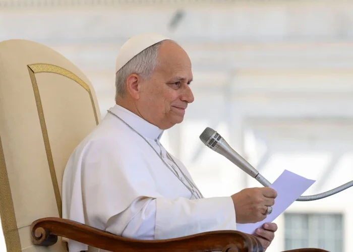 El Papa León XIV insta a los jóvenes a buscar la “verdadera paz” y la “alegría perfecta”