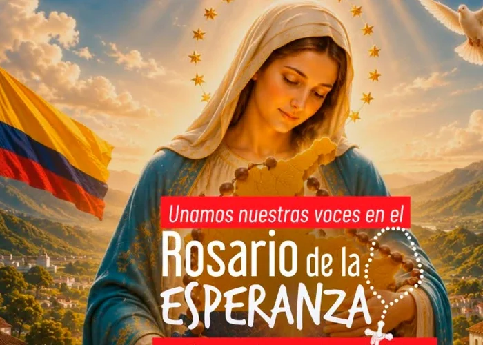 Este martes se rezará el "Rosario de la Esperanza por Colombia" para orar por la paz Este martes se rezará el "Rosario de la Esperanza por Colombia" para orar por la paz