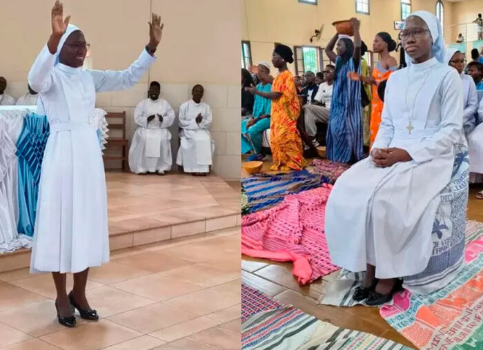 La hija de un imán musulmán en Guinea-Bissau hace sus votos como monja católica